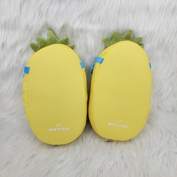 Squishmallows Maui the pineapple plush slippers. - Picture 4 of 5